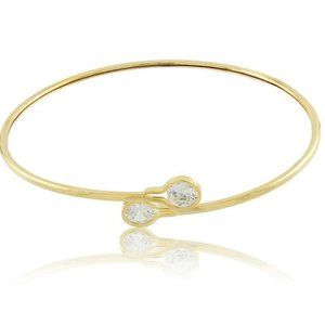 Lovely Wire Cuff Bracelet Adjustable